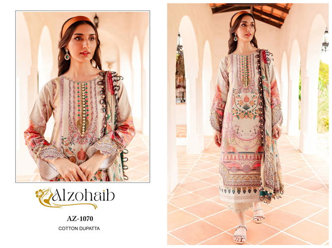 Queens Court Vol 3 By Alzohaib Cotton Pakistani Suits Wholesale Shop In Surat
